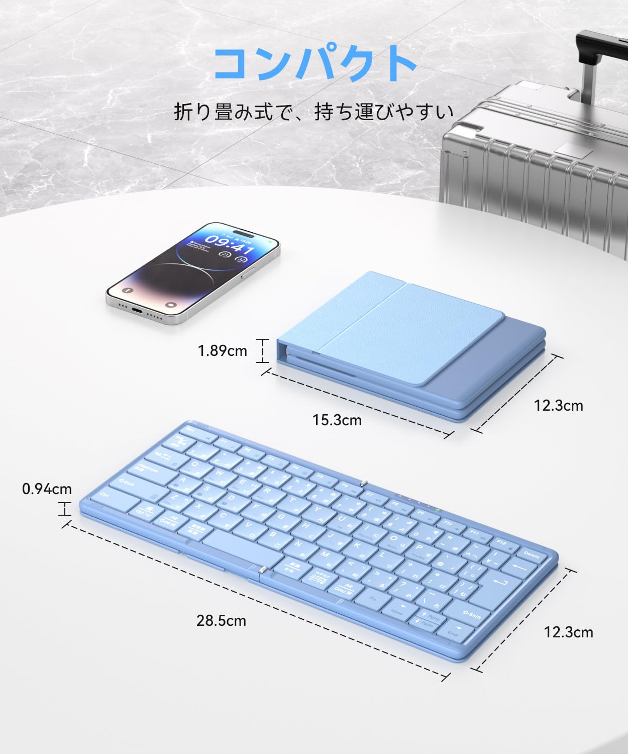 Amazon | 【2026革新版】Omikamo キーボード ワイヤレス 折りたたみ式